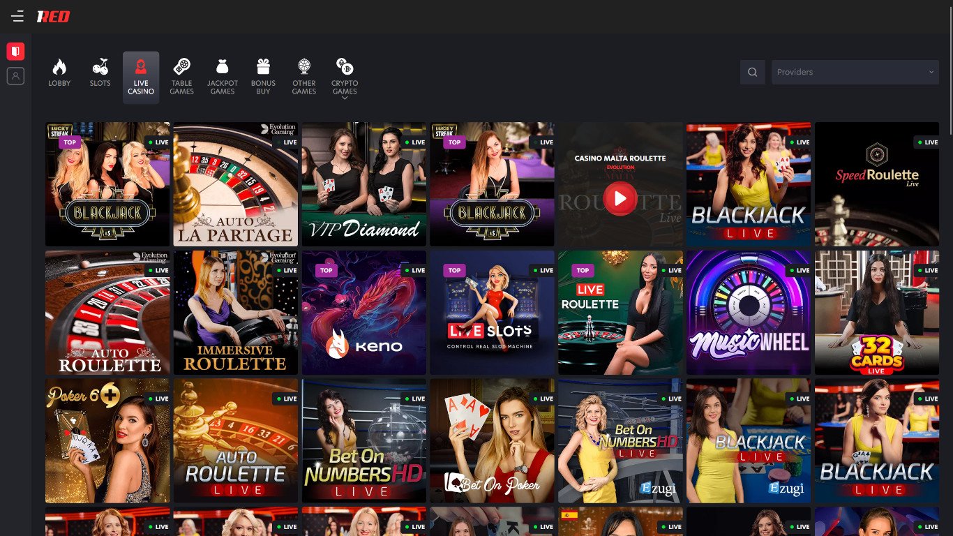 1RED Live Games