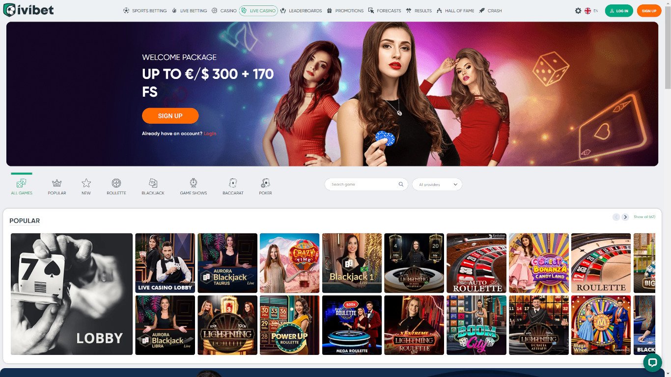 Ivi Bet Live Games