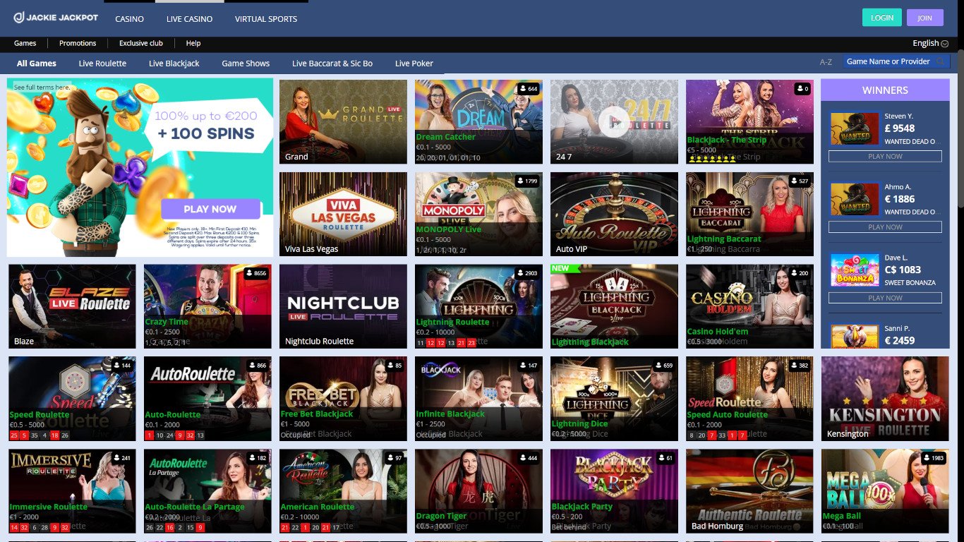 Jackie Jackpot Casino Review: Bonuses, Games, Pros & Cons