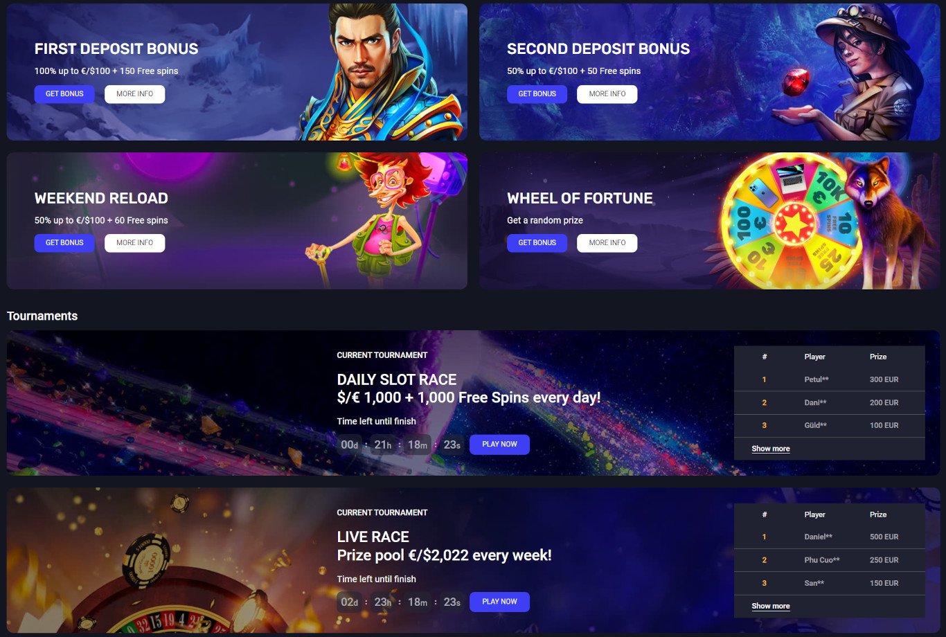 Woo Casino Bonuses 2025