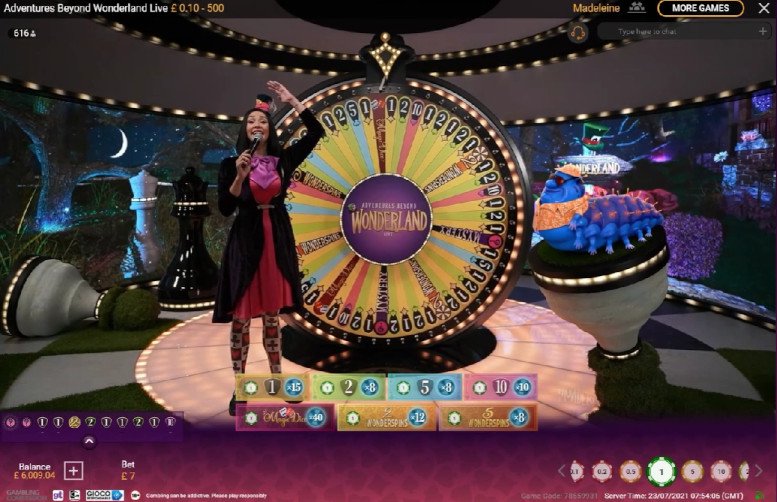 Adventures Beyond Wonderland Game with Real Dealer from Playtech - Img.1