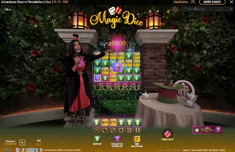 Adventures Beyond Wonderland Game with Real Dealer from Playtech - Img.2
