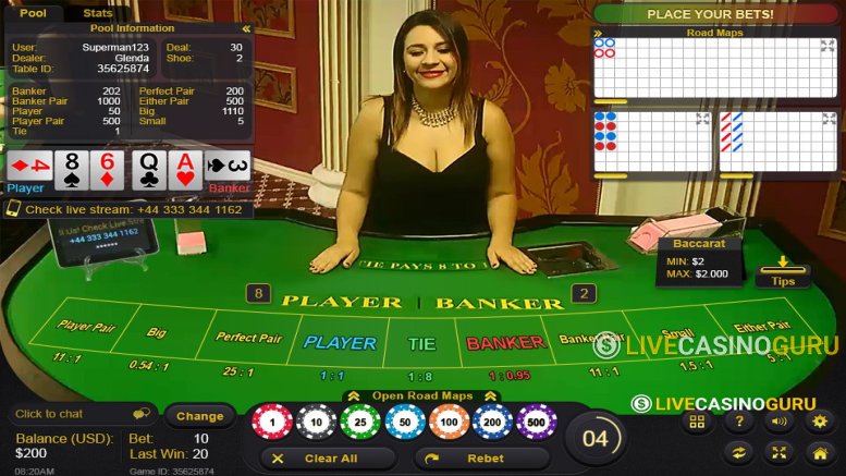Baccarat Baccarat with LIVE Dealer
