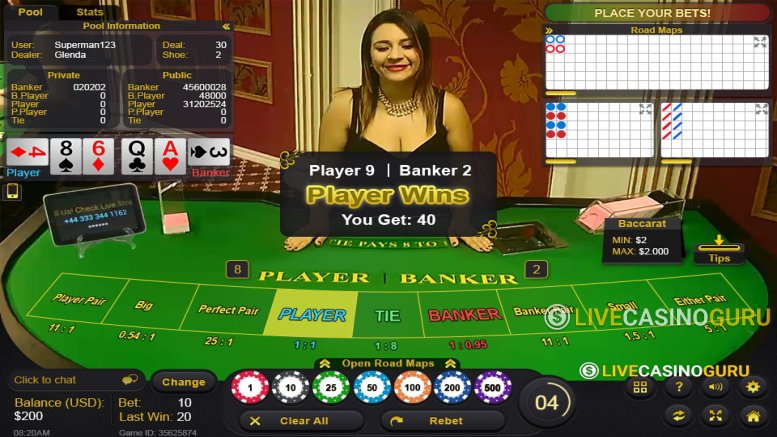 Baccarat Baccarat with LIVE Dealer