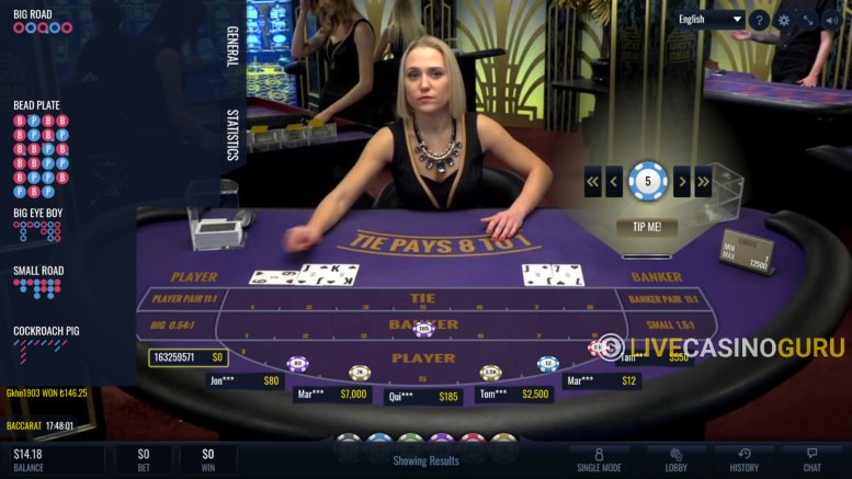 Baccarat Baccarat with LIVE Dealer