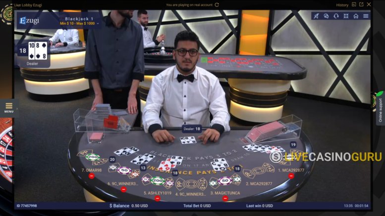 Blackjack Blackjack with LIVE Dealer