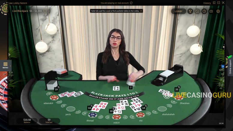 Blackjack Blackjack with LIVE Dealer