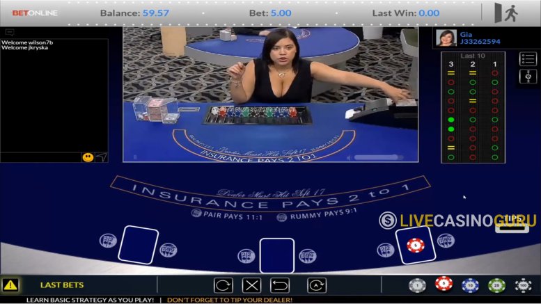 Blackjack Blackjack with LIVE Dealer