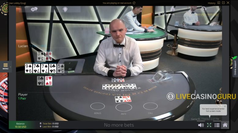Casino Holdem Casino Holdem with LIVE Dealer