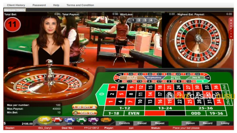 Roulette Variations Roulette Variations with LIVE Dealer