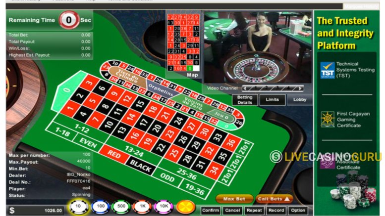 Roulette Variations Roulette Variations with LIVE Dealer