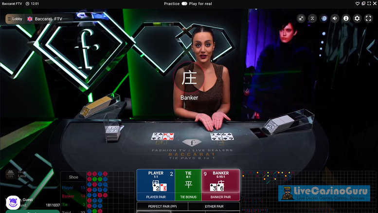Fashion TV Baccarat Game with Real Dealer from BetConstruct - Img.2