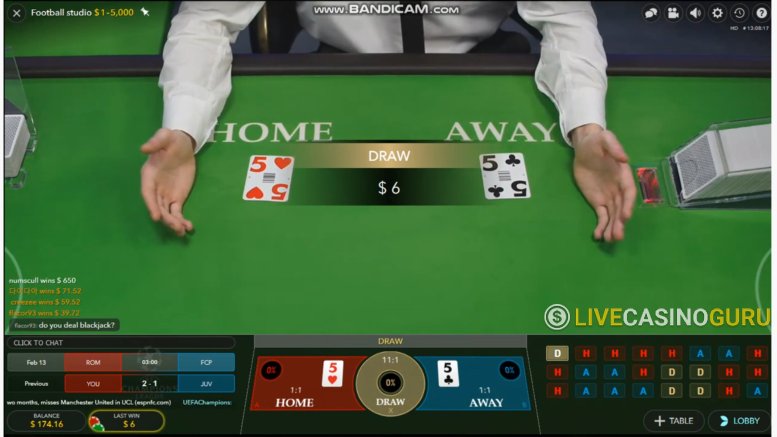 Football Studio Football Studio with LIVE Dealer