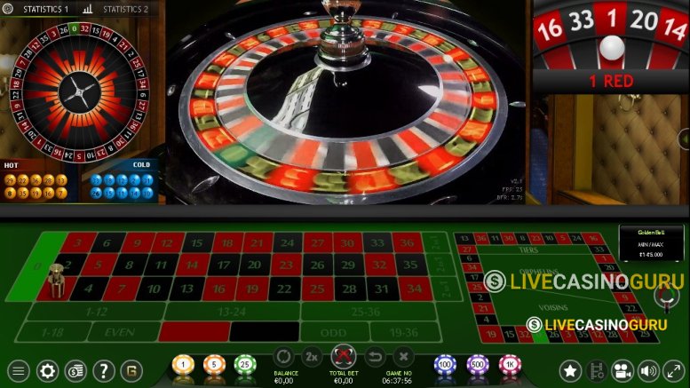 Golden Ball Roulette Game with Real Dealer from Extreme Live Gaming - Img.2