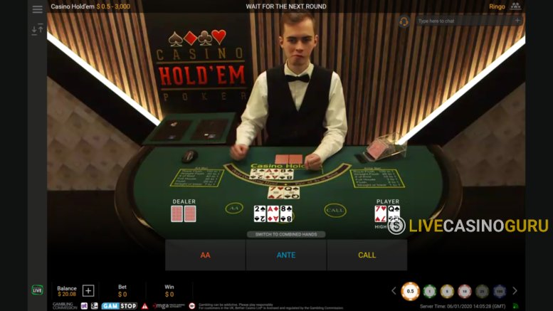 Casino Holdem Poker Game with Real Dealer from Playtech - Img.1