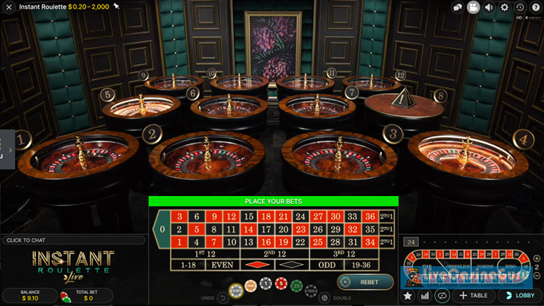Instant Roulette Game with Real Dealer from Evolution Gaming - Img.1