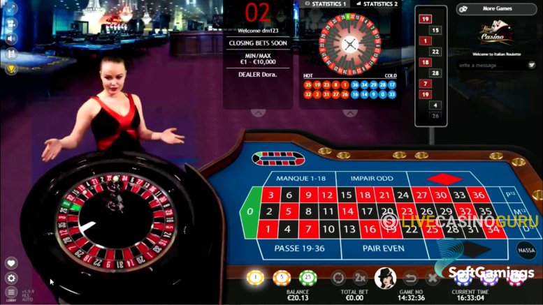 Italian Roulette Italian Roulette with LIVE Dealer