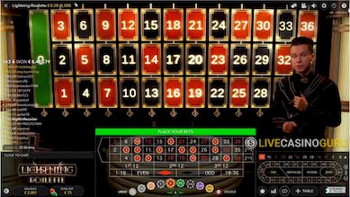 Lightning Roulette Game