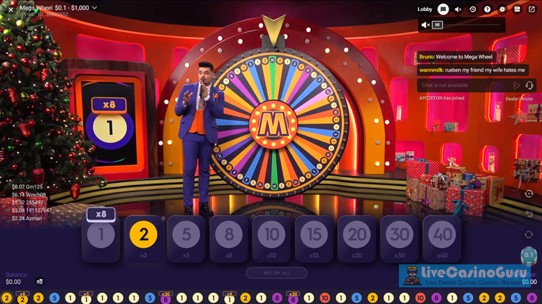 Mega Wheel Game with Real Dealer from Pragmatic Play - Img.1