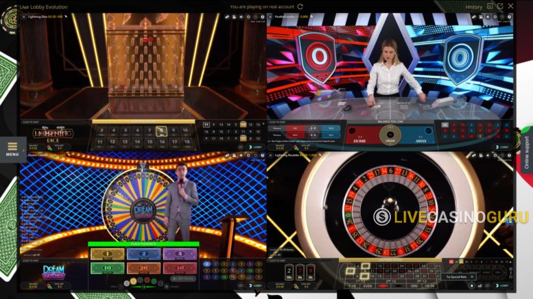 Multi-Game Play Multi-Game Play with LIVE Dealer