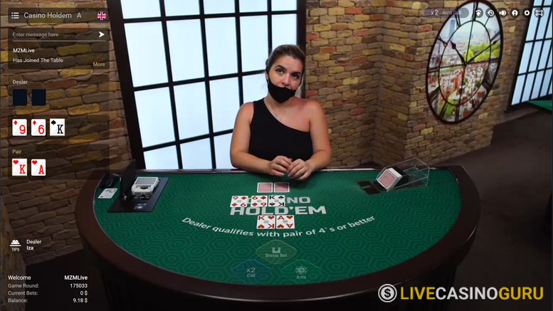Casino Holdem Casino Holdem with LIVE Dealer