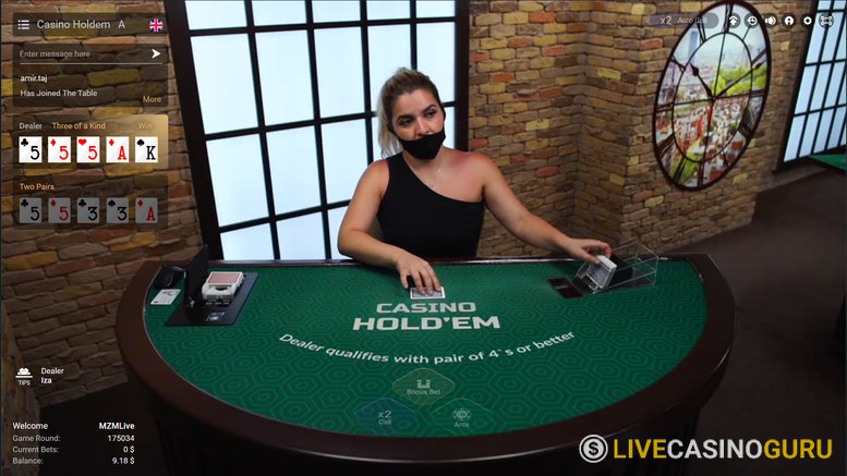 Casino Holdem Casino Holdem with LIVE Dealer