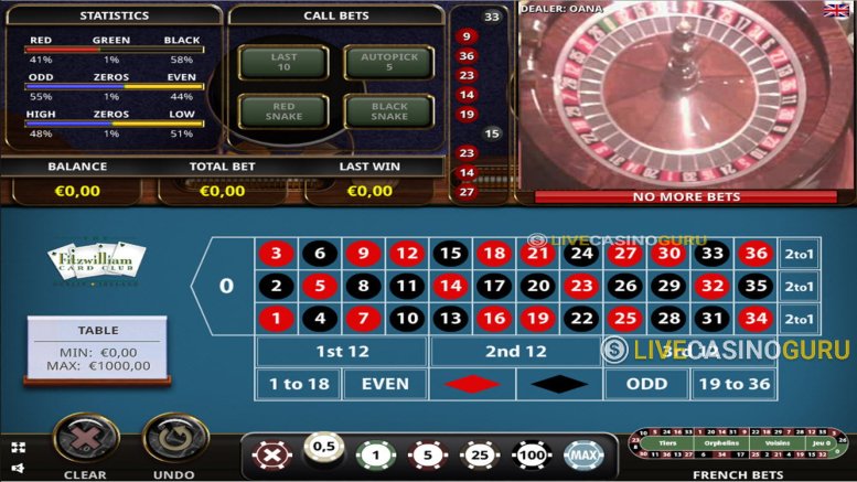 Roulette Roulette with LIVE Dealer