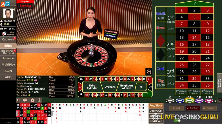 Roulette Roulette with LIVE Dealer