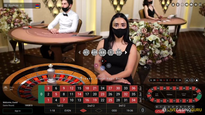 Roulette Roulette with LIVE Dealer