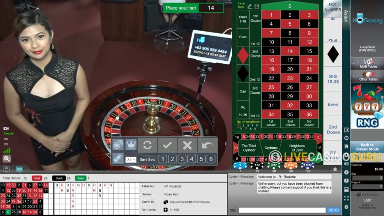 Roulette Roulette with LIVE Dealer