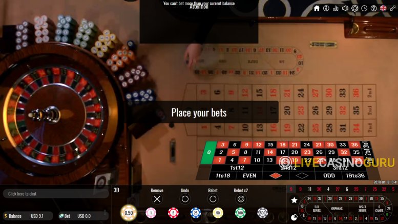Roulette Roulette with LIVE Dealer