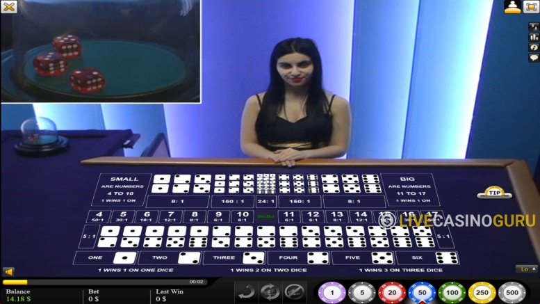 Sic Bo Sic Bo with LIVE Dealer