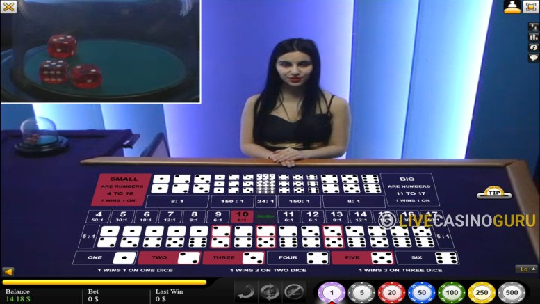 Sic Bo Sic Bo with LIVE Dealer