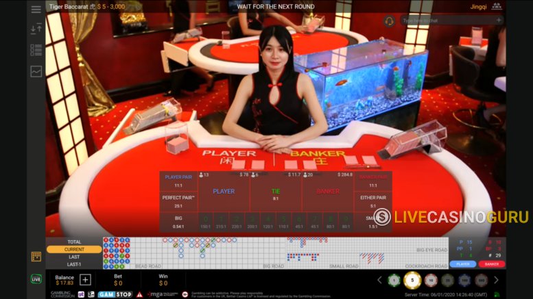 Tiger Baccarat Tiger Baccarat with LIVE Dealer