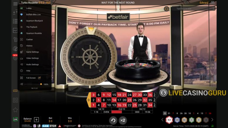 Turbo Roulette Turbo Roulette with LIVE Dealer