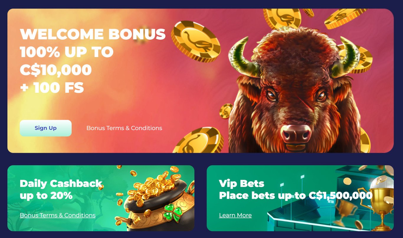 Canadian bonuses for online casino players