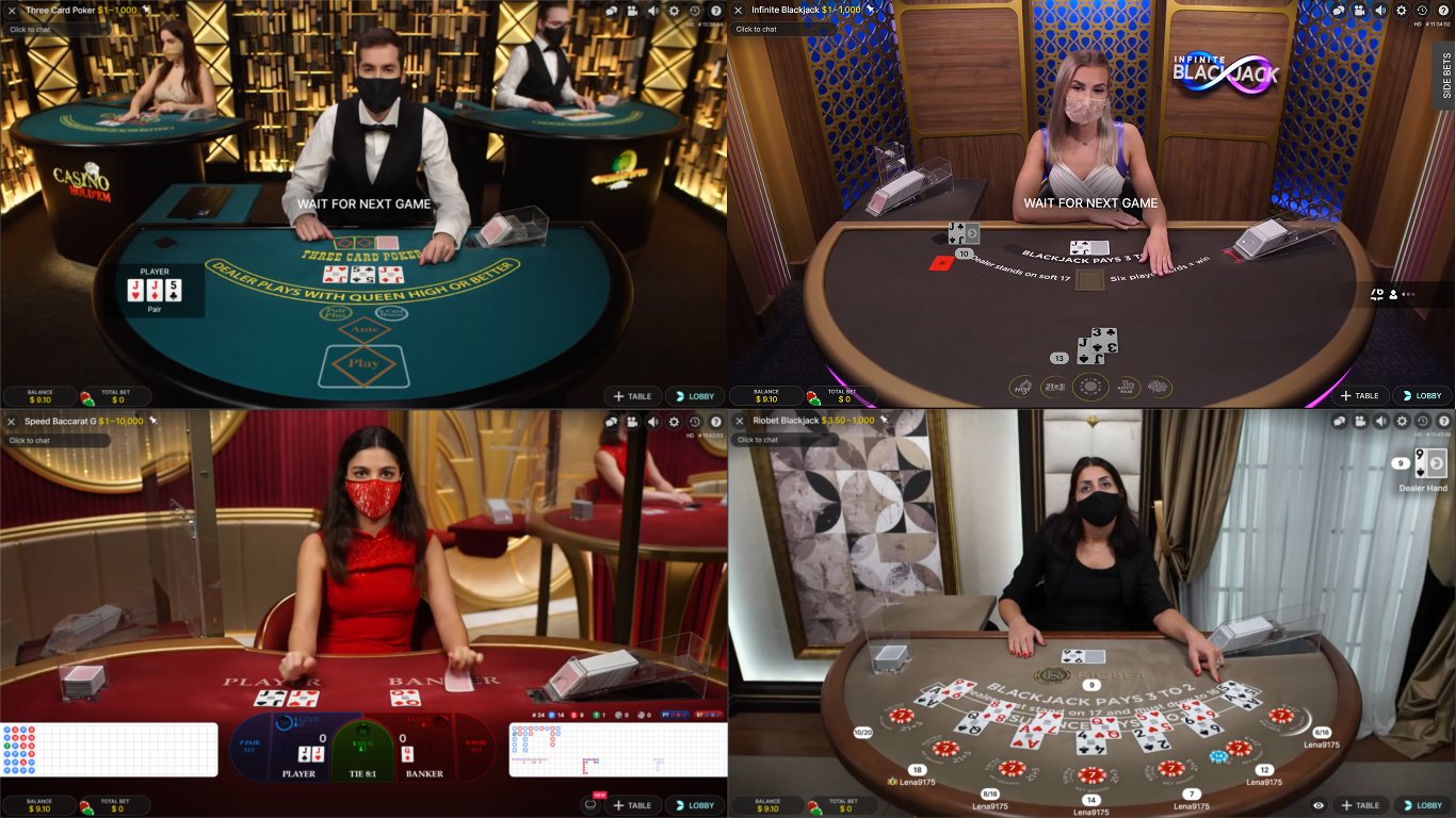 Card Games with Real Dealer Collection