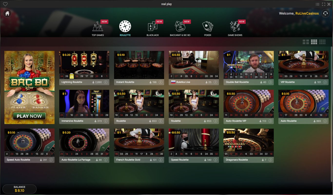 Evolution Gaming Live Casinos & Real Dealer Games