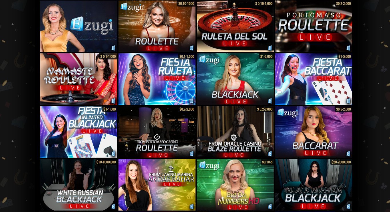 Online Casino with Ezugi's Developer Titles