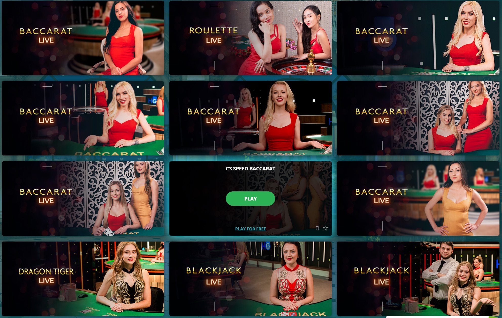 HoGaming 's Titles in the Online Casino Online Casino with HoGaming Titles