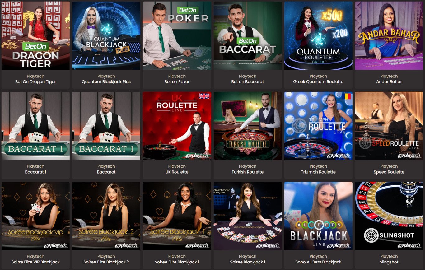 Online Casino with Playtech Titles